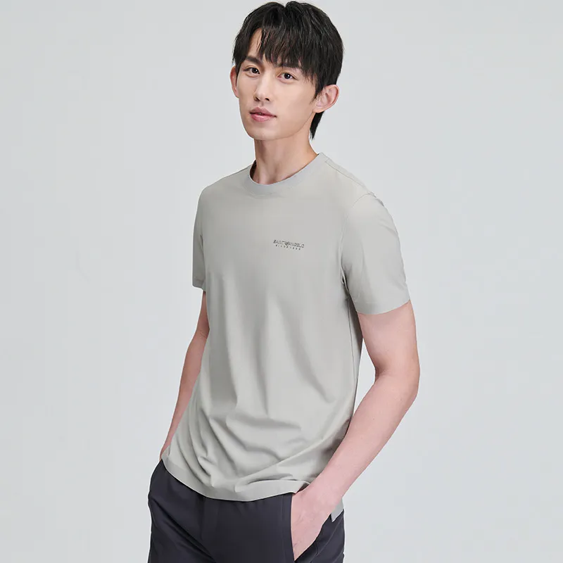 SAINT ANGELO T Shirts Unisex Sea Mist Gray-3