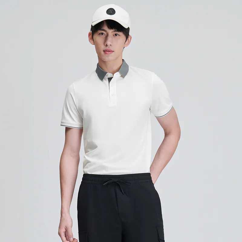 SAINT ANGELO Polo Shirts Unisex Ivory White-1