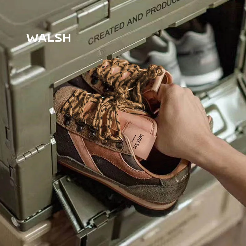 Norman Walsh ENS Series Anti Slip Wear Resistant Low Top Hiking Shoes Unisex Brown-5