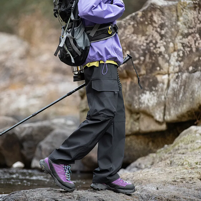 MIIOW Casual Pants Unisex Twilight Mountain Purple-5