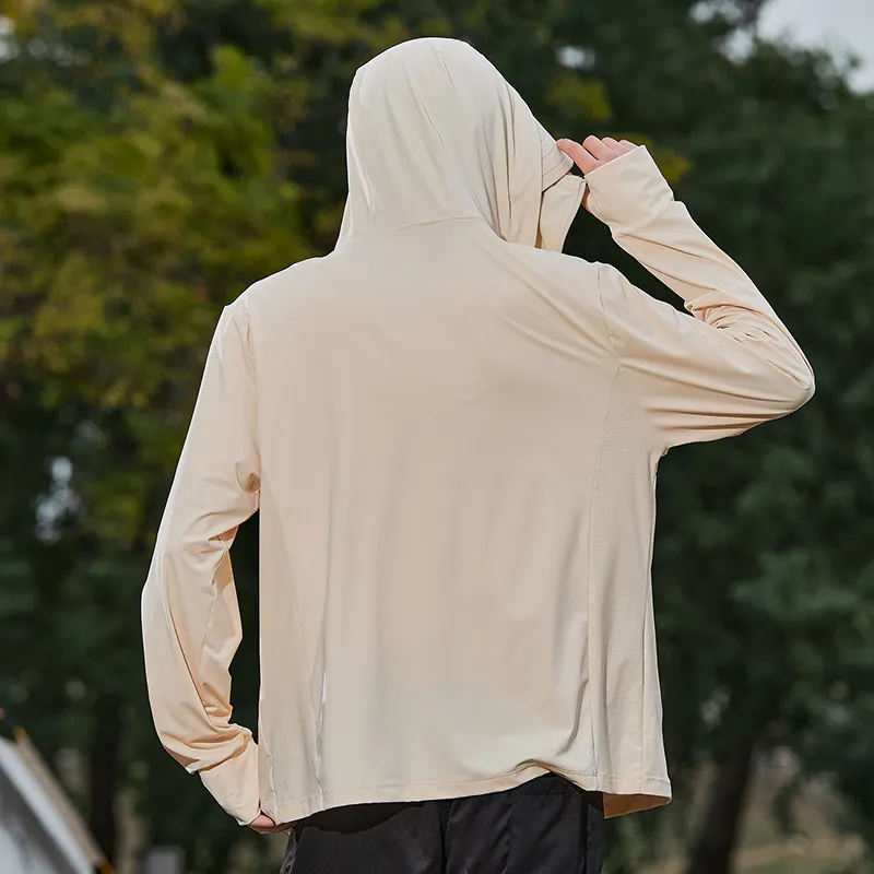 MIIOW UV Protection Stretch UV Protection Loose Fit Hooded Sun Protection Clothing Women's-10