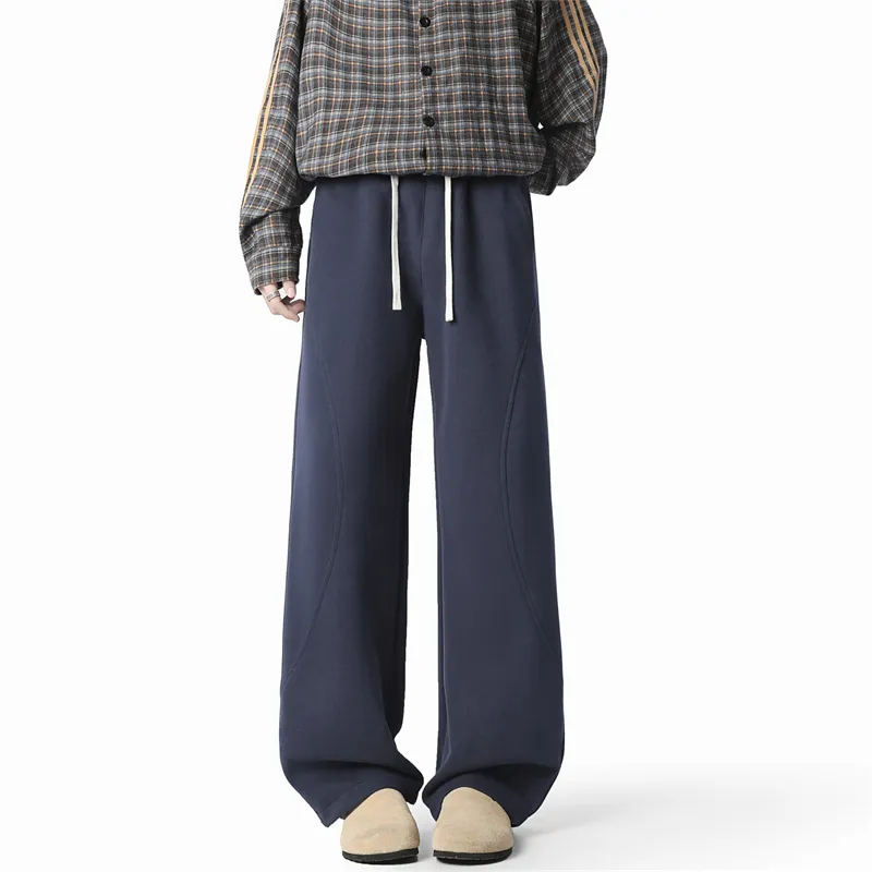 MIIOW Casual Pants Unisex Dark Gray-4
