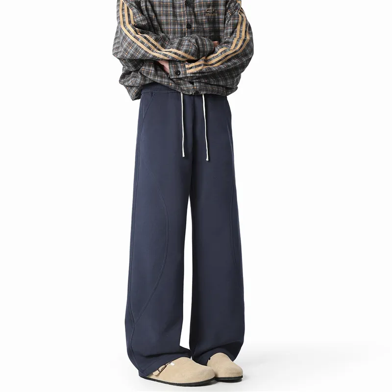 MIIOW Casual Pants Unisex Dark Gray-3