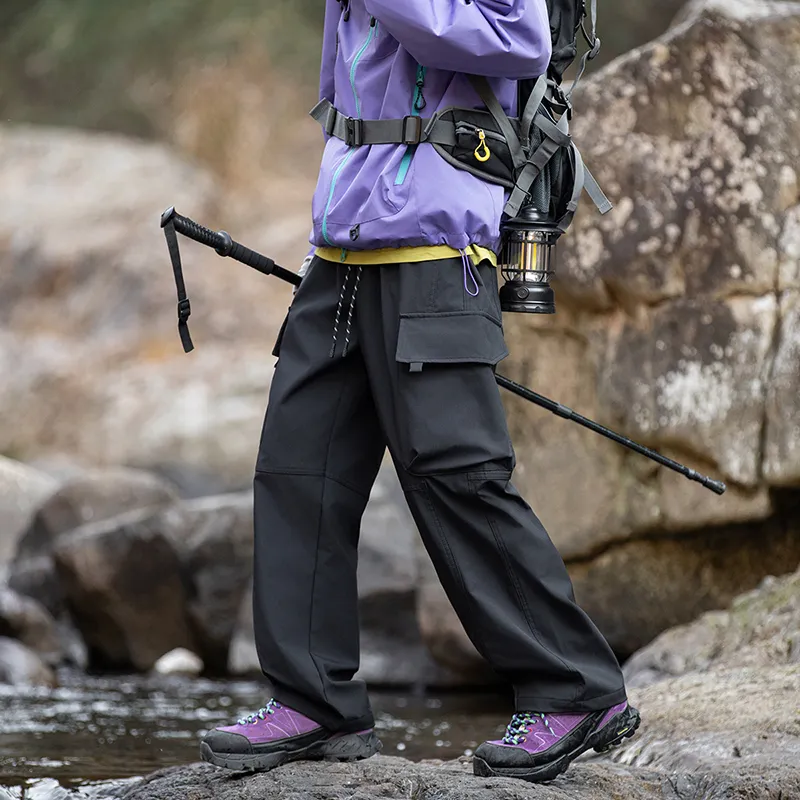 MIIOW Casual Pants Unisex Twilight Mountain Purple-3