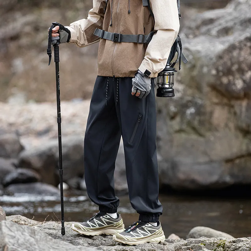 MIIOW Casual Pants Unisex Shadow Coffee-3