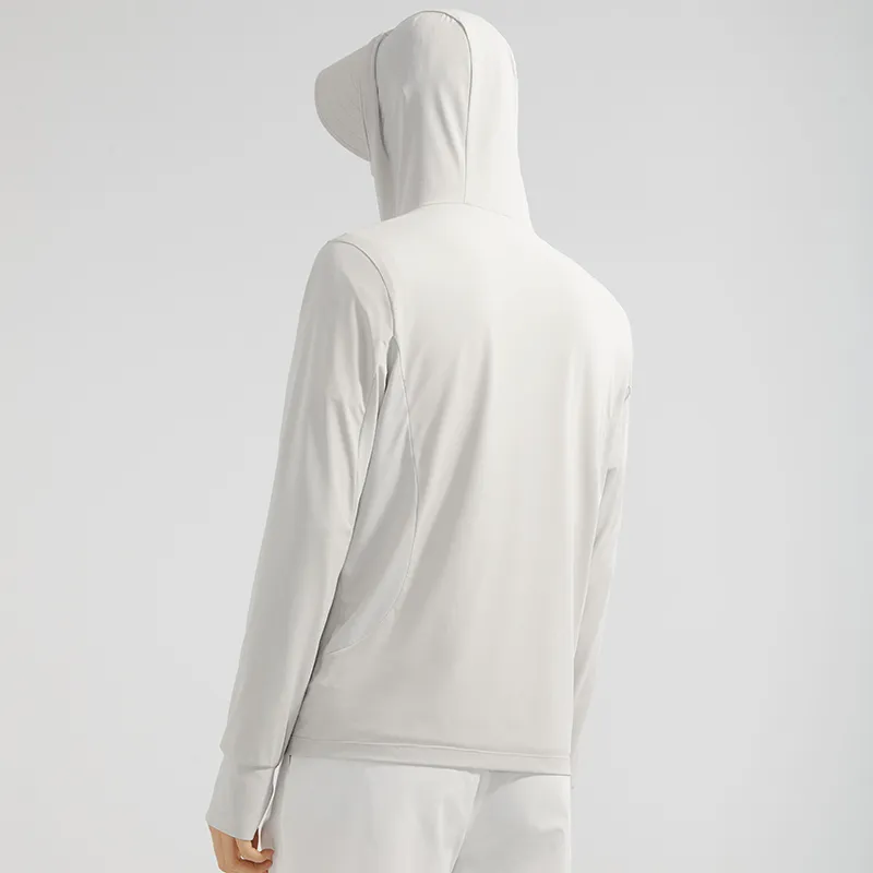 MIIOW Casual Hooded Lightweight Ice Silk Sun Protection Clothing Unisex-10