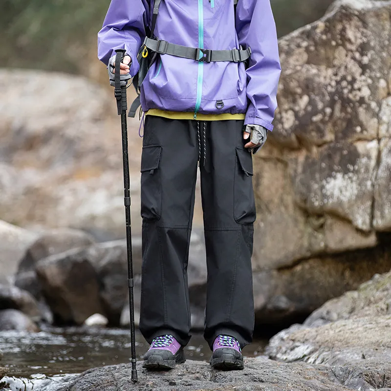 MIIOW Casual Pants Unisex Twilight Mountain Purple-2