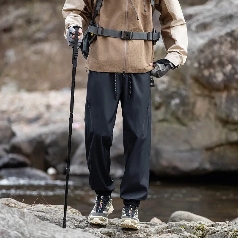 MIIOW Casual Pants Unisex Shadow Coffee-2