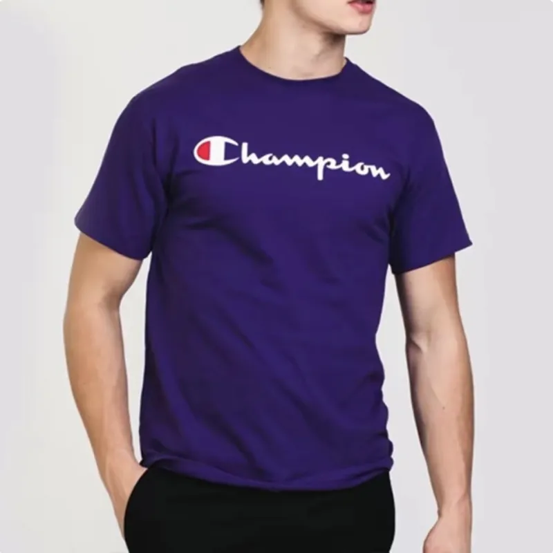 Champion T Shirt Unisex 2 Pack Purple-2
