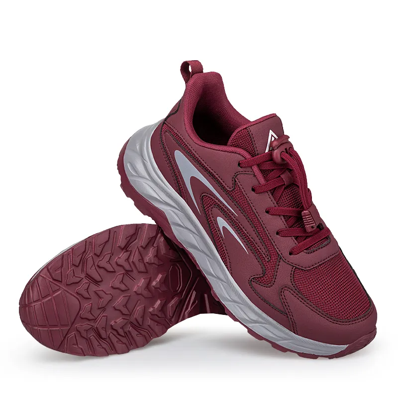 Recreation Low Top Casual Shoes Women's Maroon-1