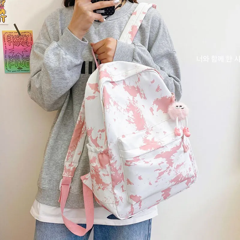 Aini Rabbit Nylon Backpack Unisex Multicolor-18
