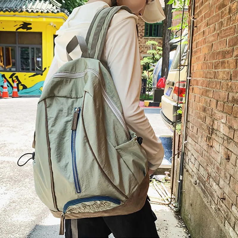 Aini Rabbit Nylon Backpack Regular Unisex Black/Green/Pink/Red/Gray-6