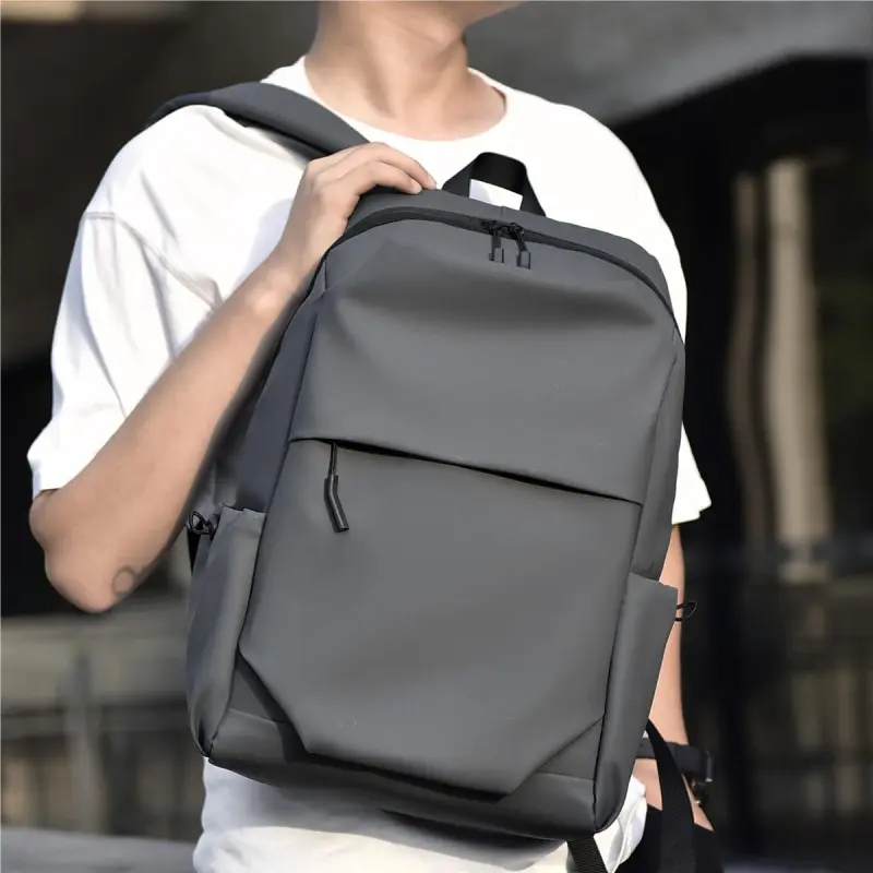 Aini Rabbit Wear Resistant Material Laptop Backpack Regular Unisex Black/Green/Gray-5