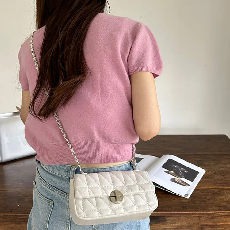 Aini Rabbit PU Shoulder Bags Shoulder Bag Crossbody Bags Regular Women's White/Pink/Green/Black-5