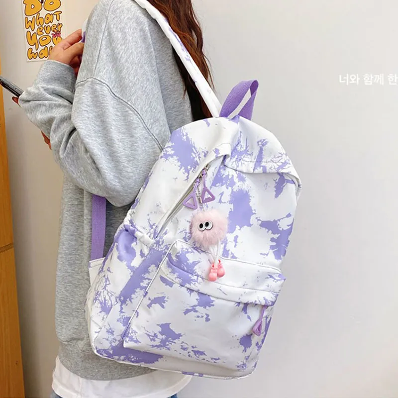 Aini Rabbit Nylon Backpack Unisex Multicolor-13