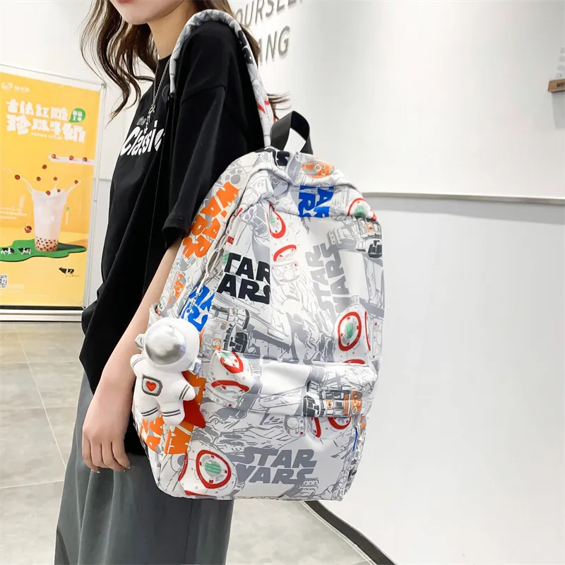 Aini Rabbit Nylon Backpack Regular Unisex Multicolor-4