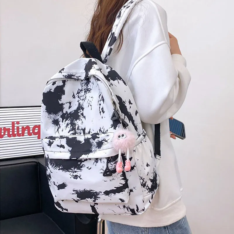 Aini Rabbit Nylon Backpack Unisex Multicolor-11
