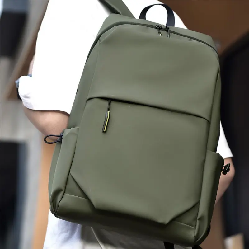 Aini Rabbit Wear Resistant Material Laptop Backpack Regular Unisex Black/Green/Gray-2
