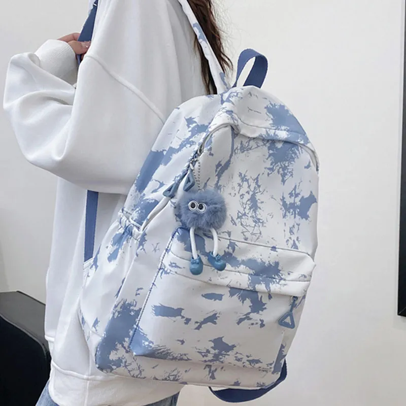 Aini Rabbit Nylon Backpack Unisex Multicolor-5