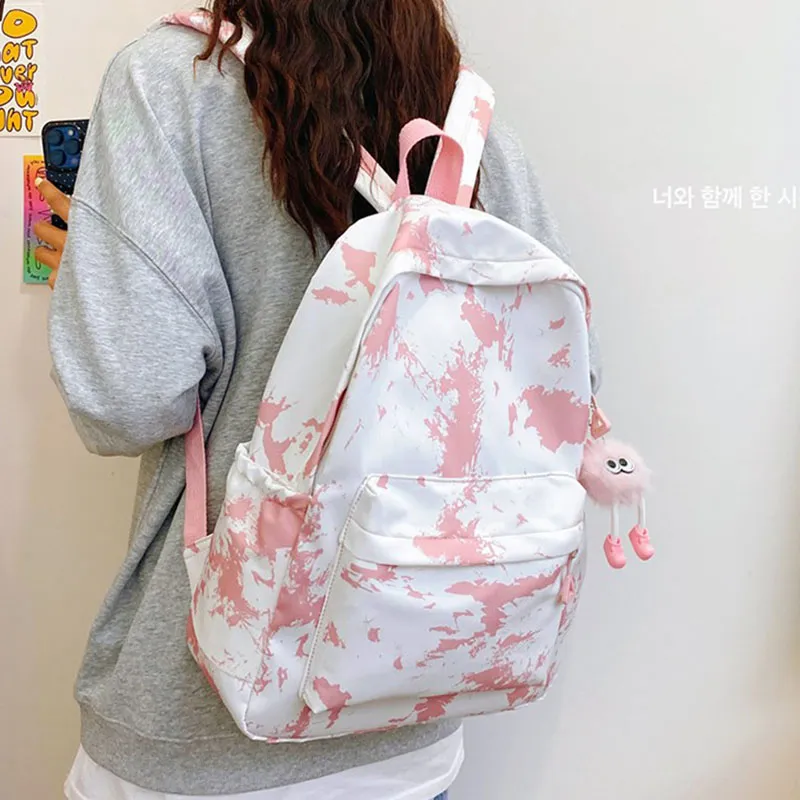 Aini Rabbit Nylon Backpack Unisex Multicolor-19