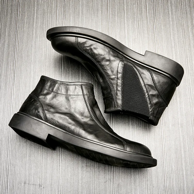 Brounvanm Martin Boot Ankle Boots 4CM Men's-6