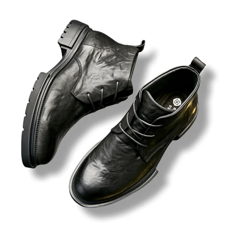 Brounvanm Ankle Boots Men's Black-3