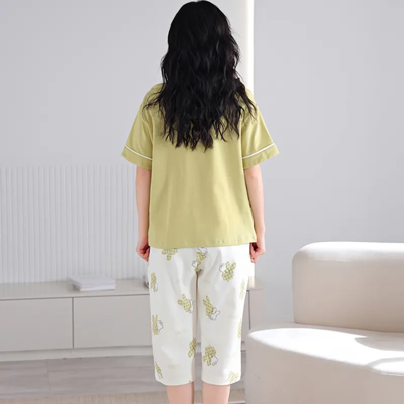 William Pajama Set Women's Light Green-1