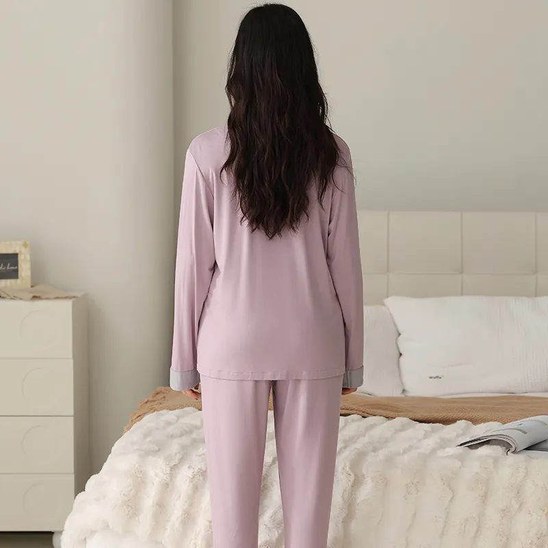 William Pajama Set Women's Light Purple-1