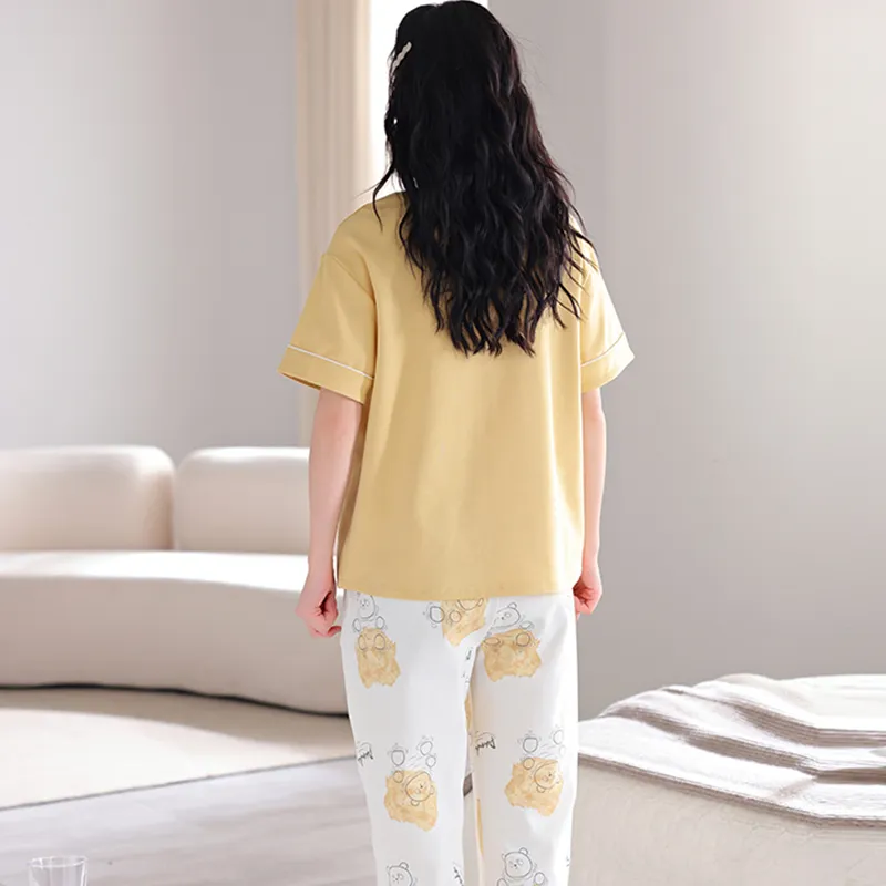 William Pajama Set Women's Yellow-1