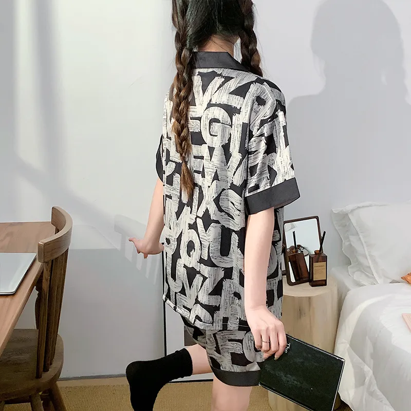 William Pajama Set Women's Black-6