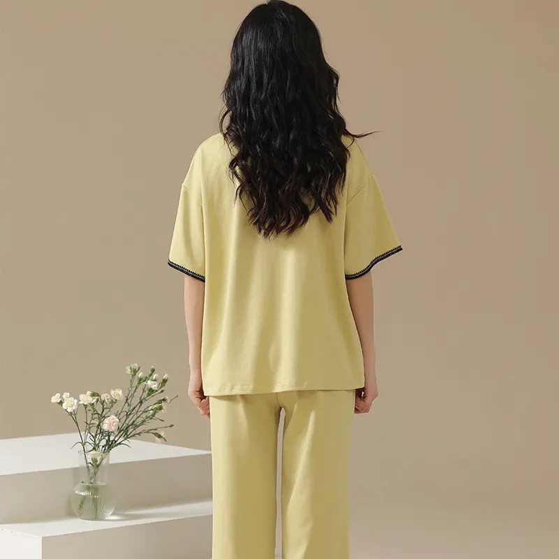William Pajama Set Women's Yellow-1