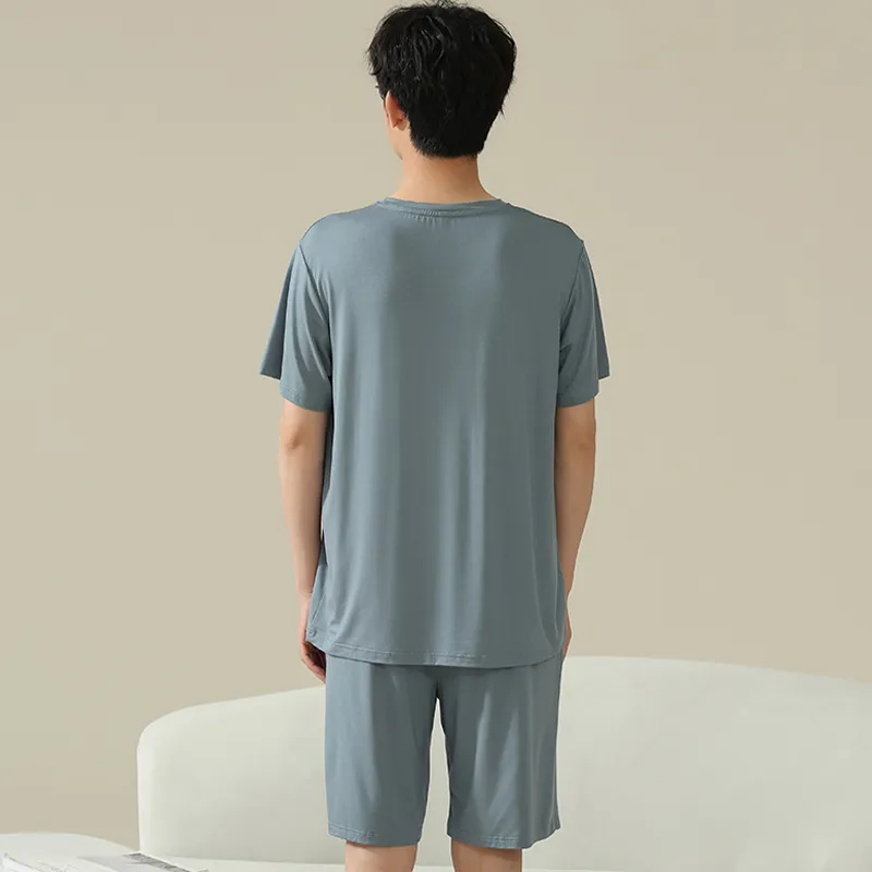 William Pajama Set Men's Dark Blue-1