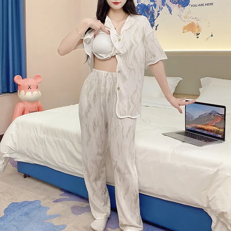 William Pajama Set Women's YDY Cotton Women's 59052-2