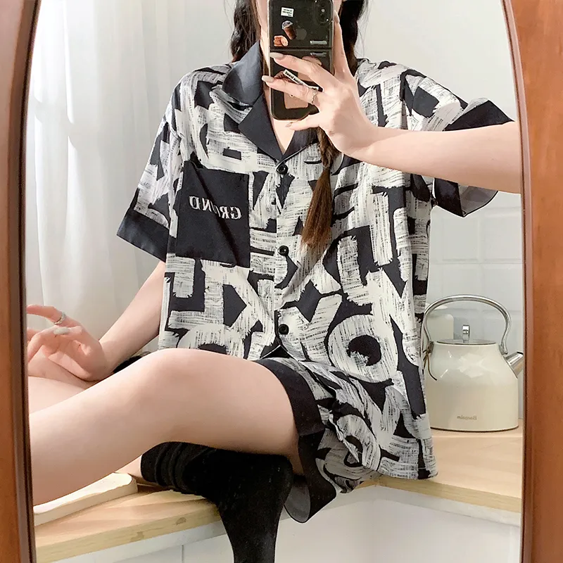 William Pajama Set Women's Black-1