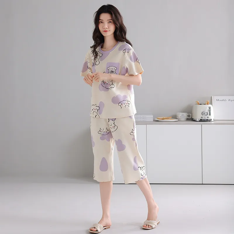 William Pajama Set Women's Purple-4