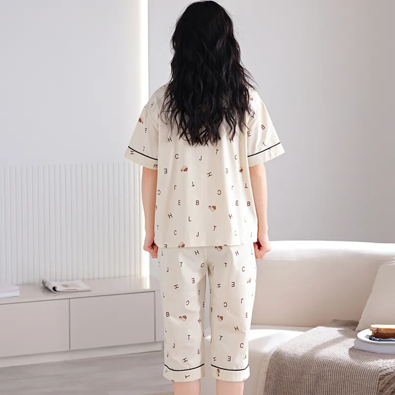 William Pajama Set Women's Apricot-1