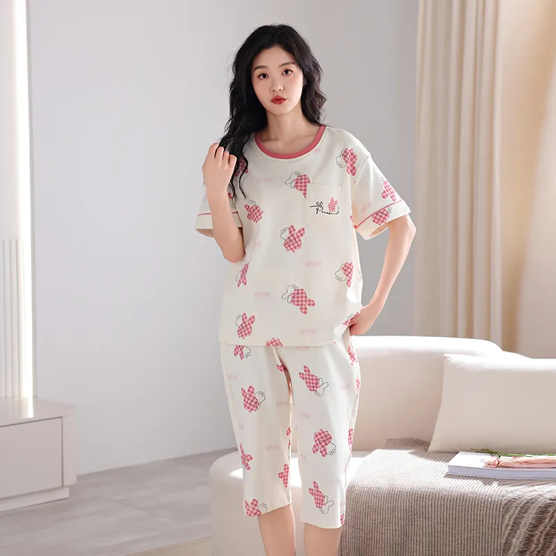 William Pajama Set Women's White-3
