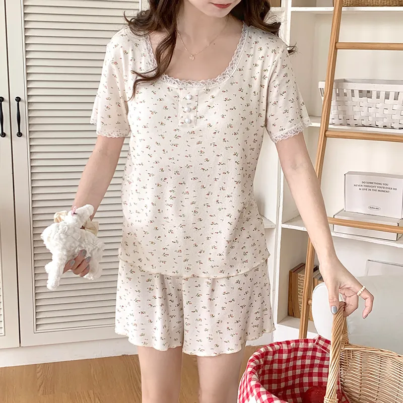 William Pajama Set Women's White-5