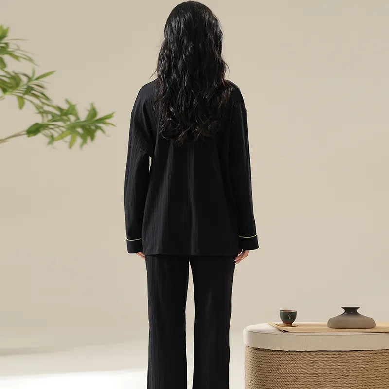 William Pajama Set Women's Black-1