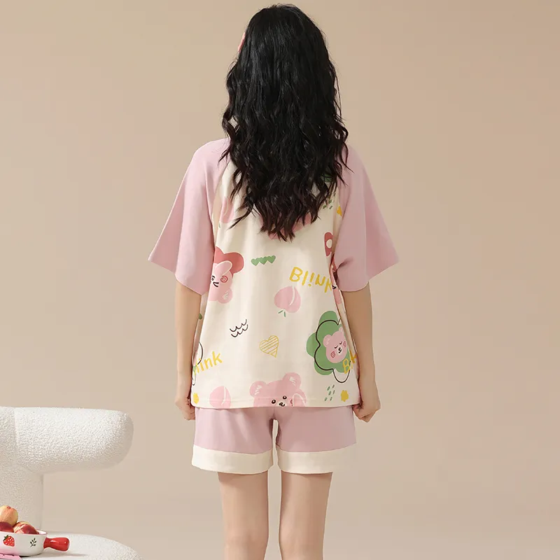William Pajama Set Women's Pink-1