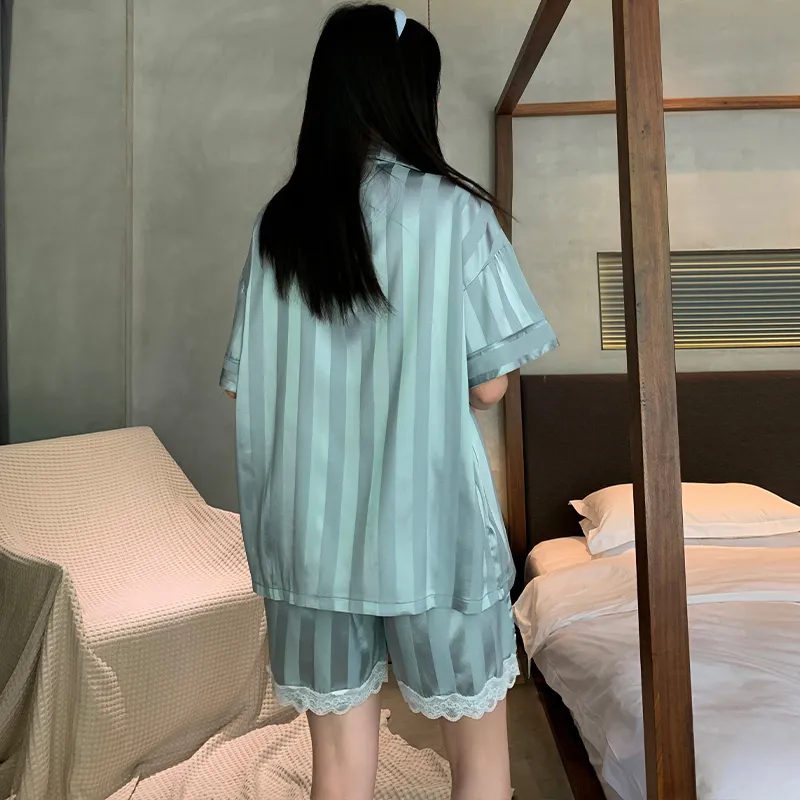 William Pajama Set Women's Green-1