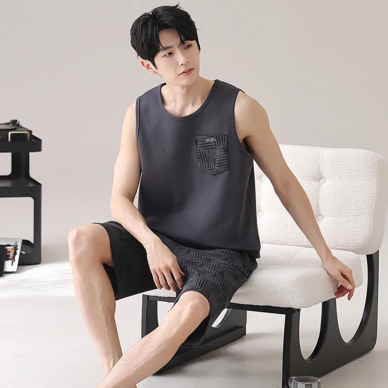 William Pajama Set Men's Image Color-1