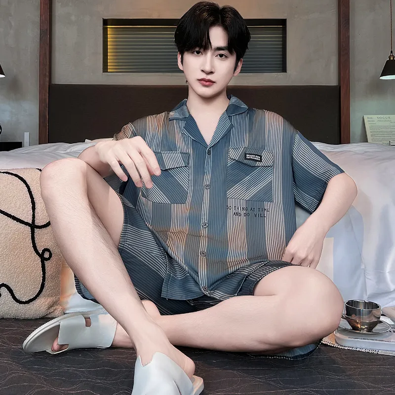 William Pajama Set Men's Image Color-2