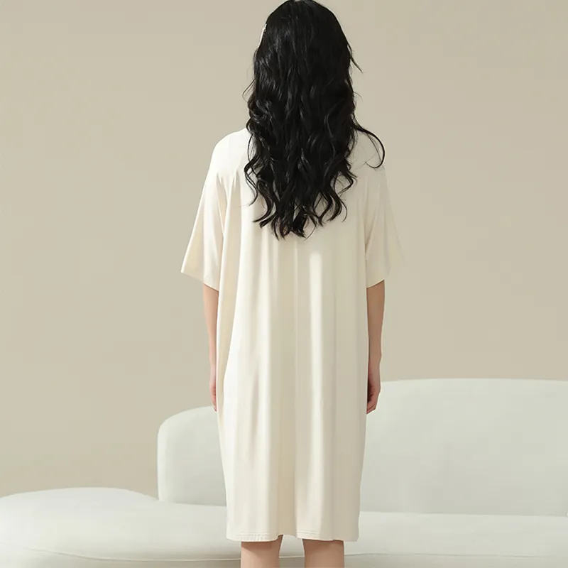 William Nightgown Women's Beige-1