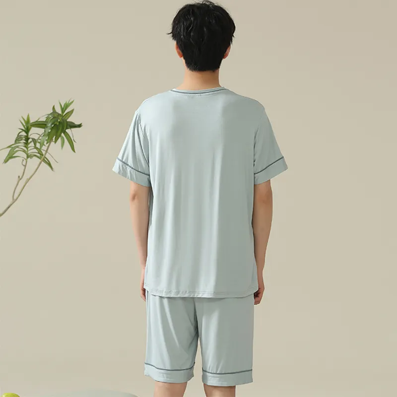 William Pajama Set Men's Light Green-1