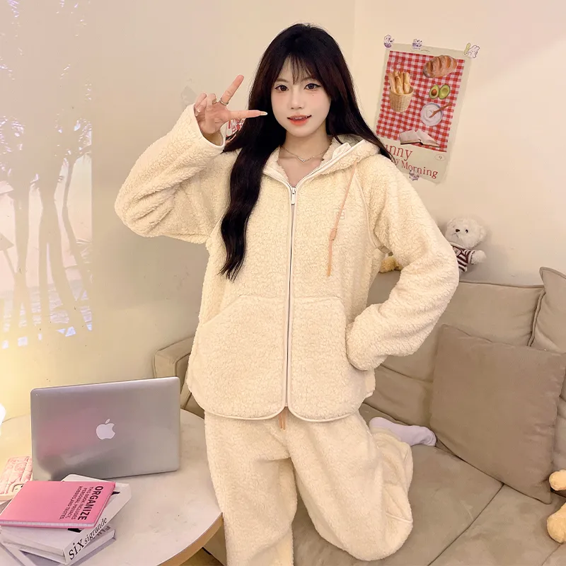 William Pajama Set Women's Apricot-5