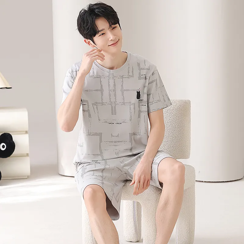 William Pajama Set Men's Image Color-2