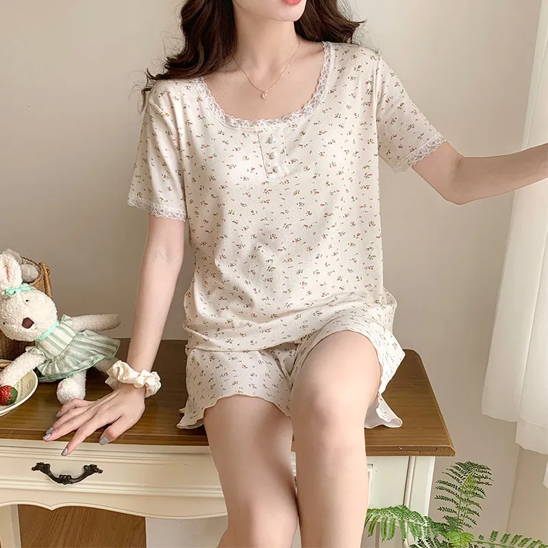 William Pajama Set Women's White-2