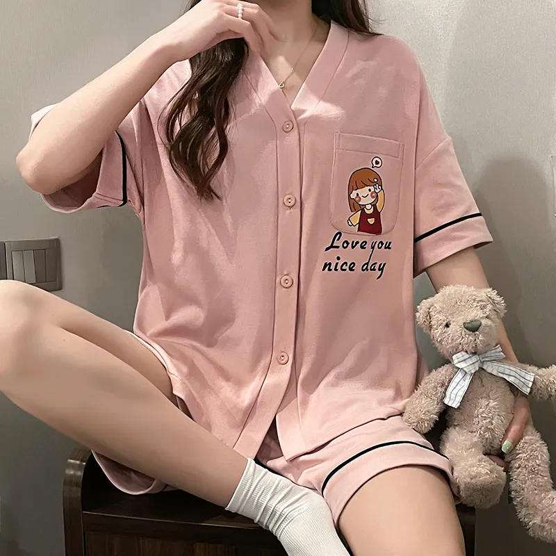 William Pajama Set Women's Pink-1