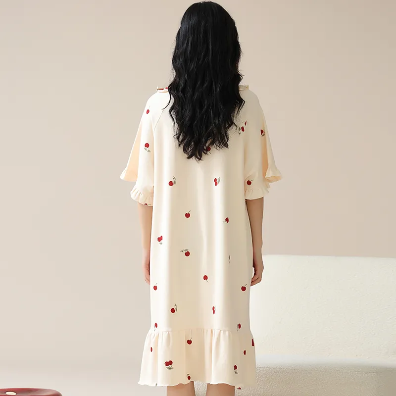 William Nightgown Women's Apricot-5